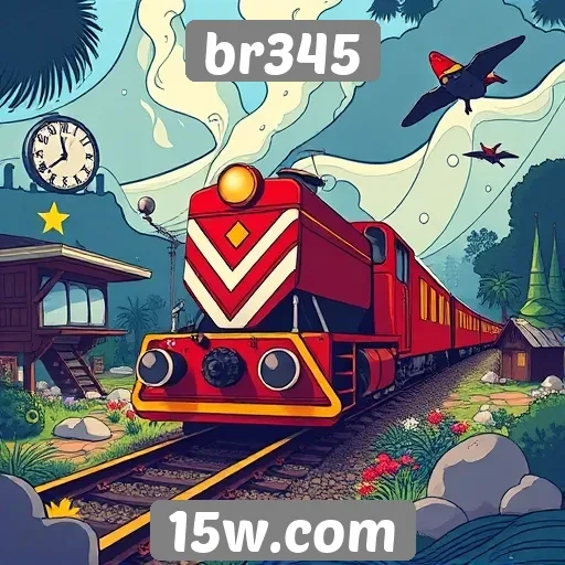 Gráficos e design visual do br345 em destaque